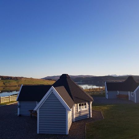 Skye Cabins Skeabost Exterior foto